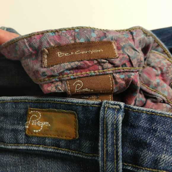 SOLD PAIGE Bell Canyon flare distressed jeans 32 - Picture 6 of 6